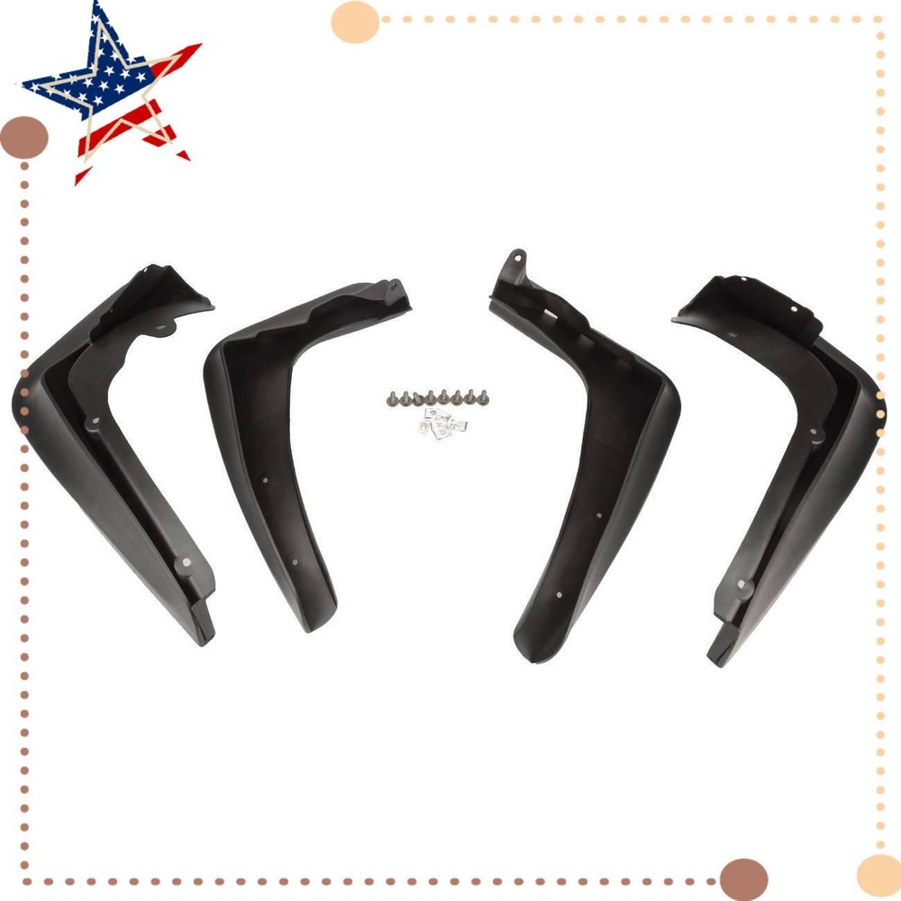 4PCS Mud Flaps Splash Guards Mudguards Front Rear for BMW F30 F31 82162218983 S