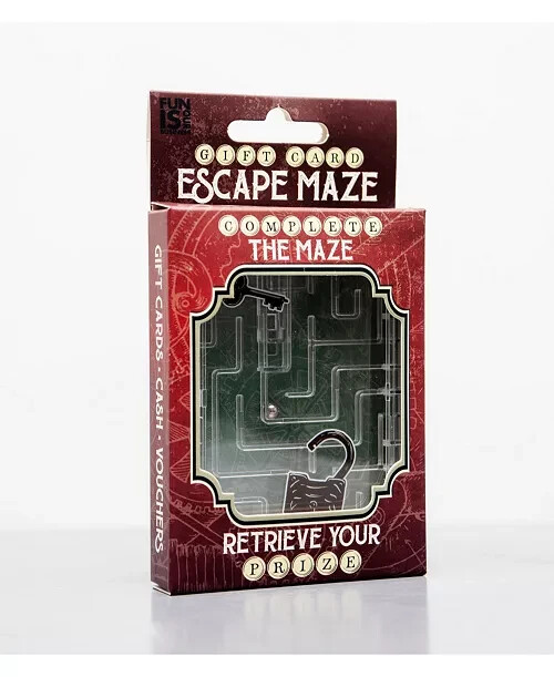 Gift Card Escape Maze Puzzle - Fun & Creative Gift Card Holder, Brain Teaser-image