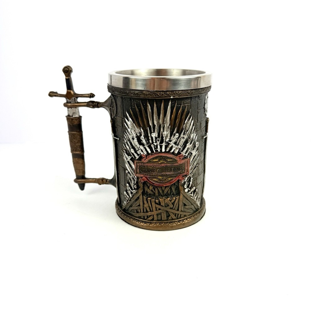 Game of Thrones Creative 3D Beer Mug Goblet  Stainless Steel Tankard. Sward Mug