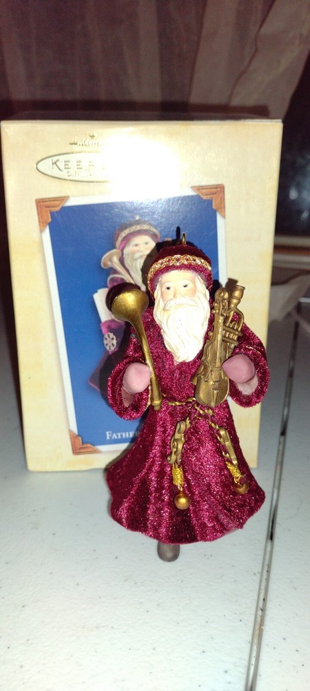 2005 Vintage Hallmark Father Christmas Handcrafted Collectible Figurine