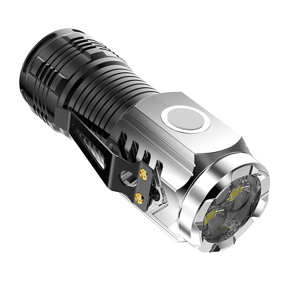 Three-Eyed Monster Mini High-Power Waterproof Flashlight for Outdoor Travel  