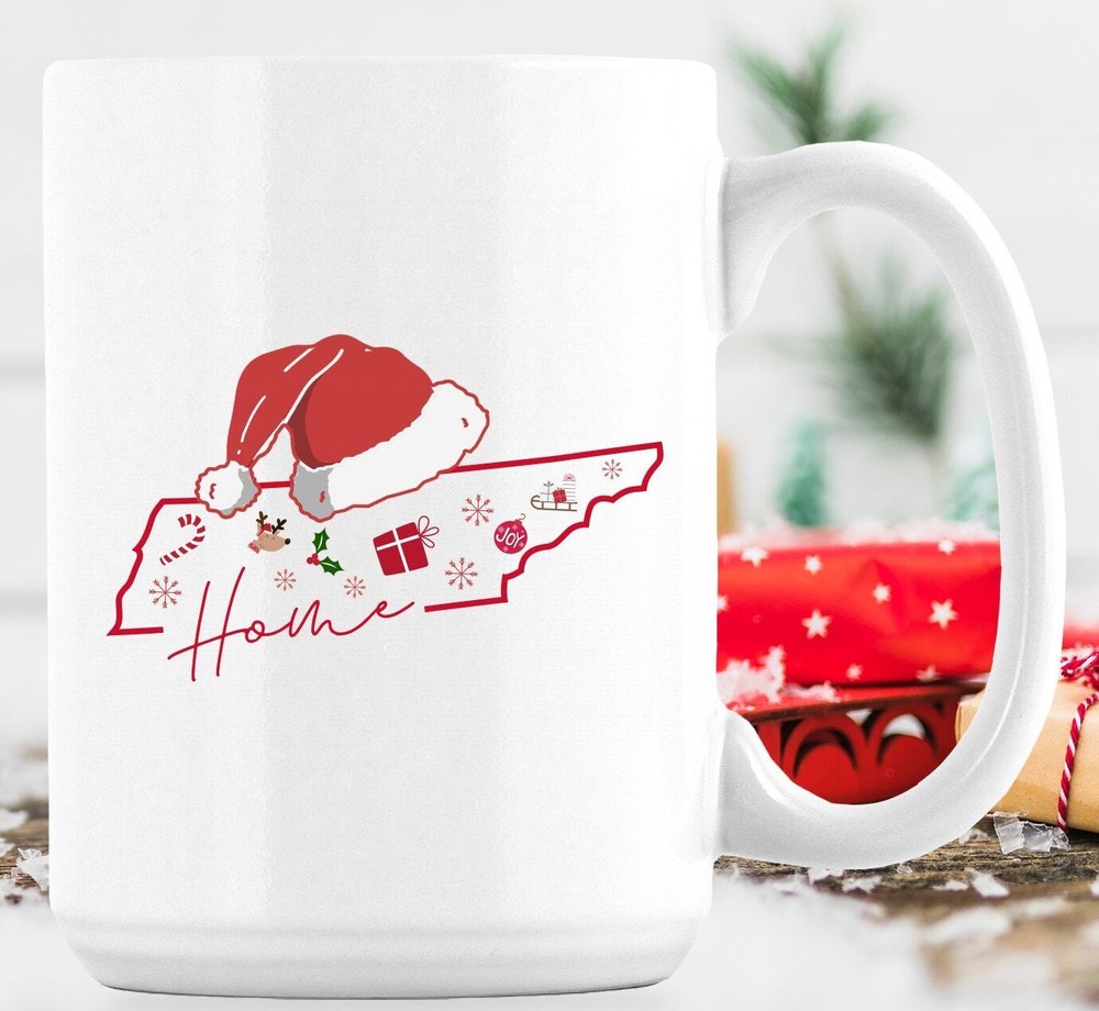 Tennessee Christmas Tennessee Xmas Mug Tennessee Christmas Gift Tennessee Pride
