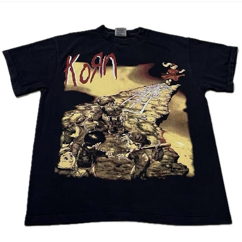 KORN Size L Vintage 1998 Follow the Leader 90s Single stitch T-shirt