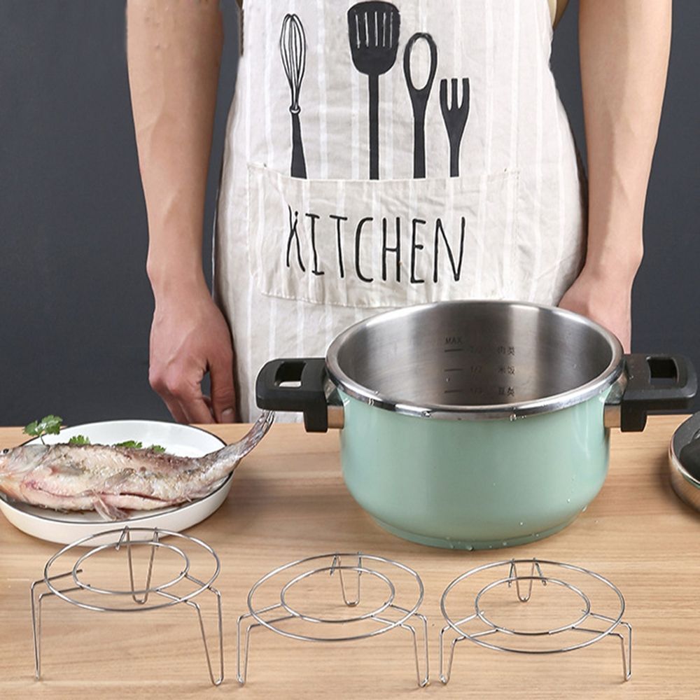 Stainless Steel Steaming Rack Round Durable Multi-Purpose Pot Insert for Cooking