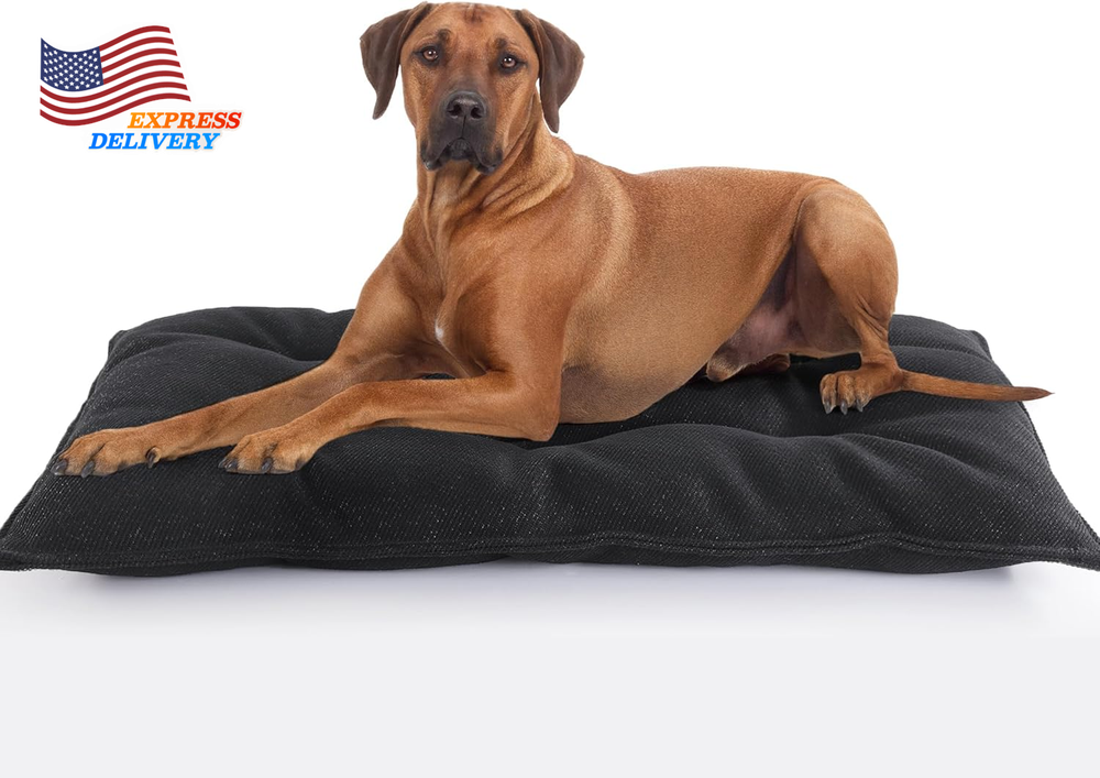 Indestructible Dog Bed for Aggressive Chewers Durable Crate Pad