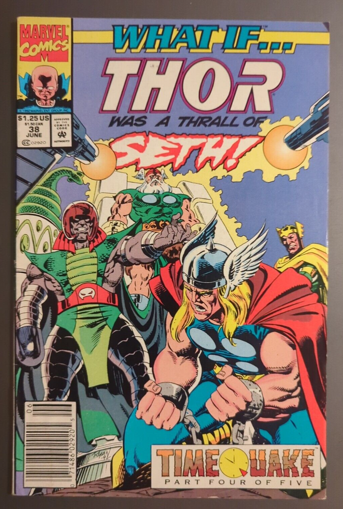 Marvel What If Thor Was Thrall of Seth Vol 2 No 38 Part 4 Time Quake 1992