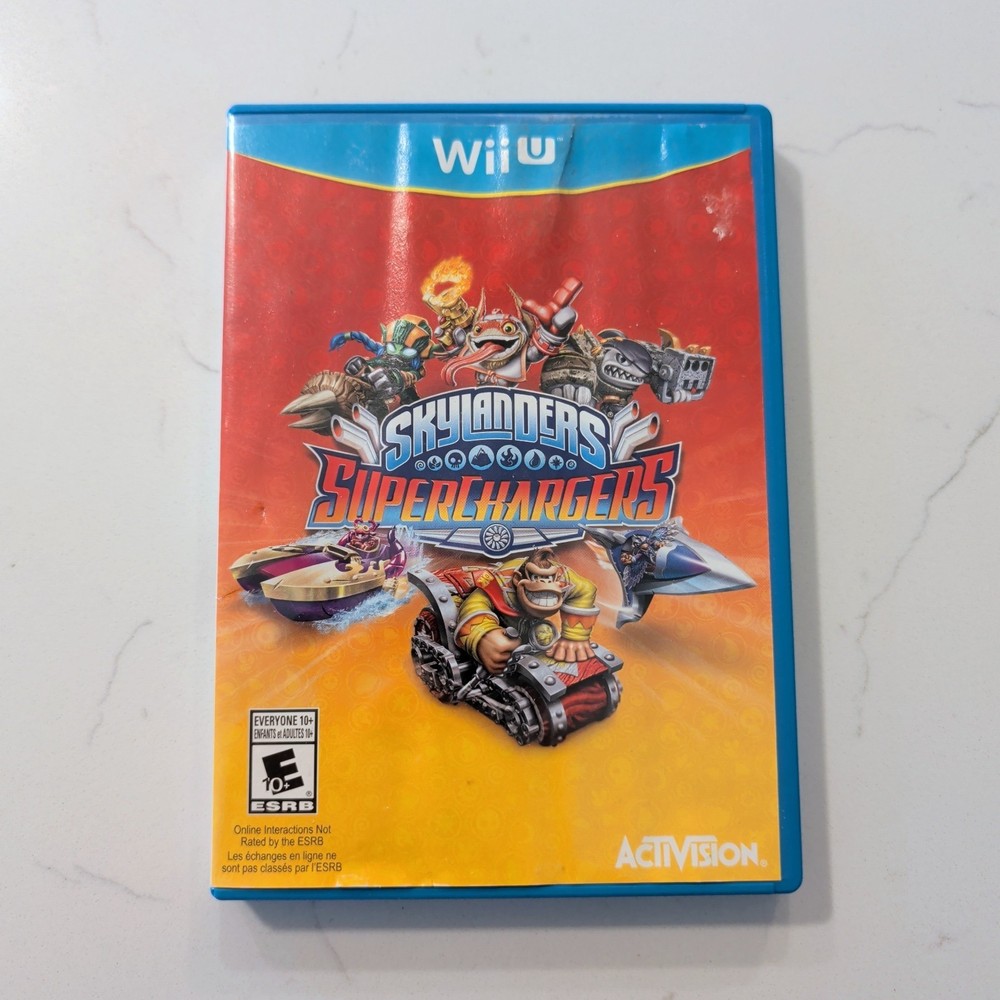 Skylanders Superchargers Game Only - Nintendo Wii U - Tested & Working