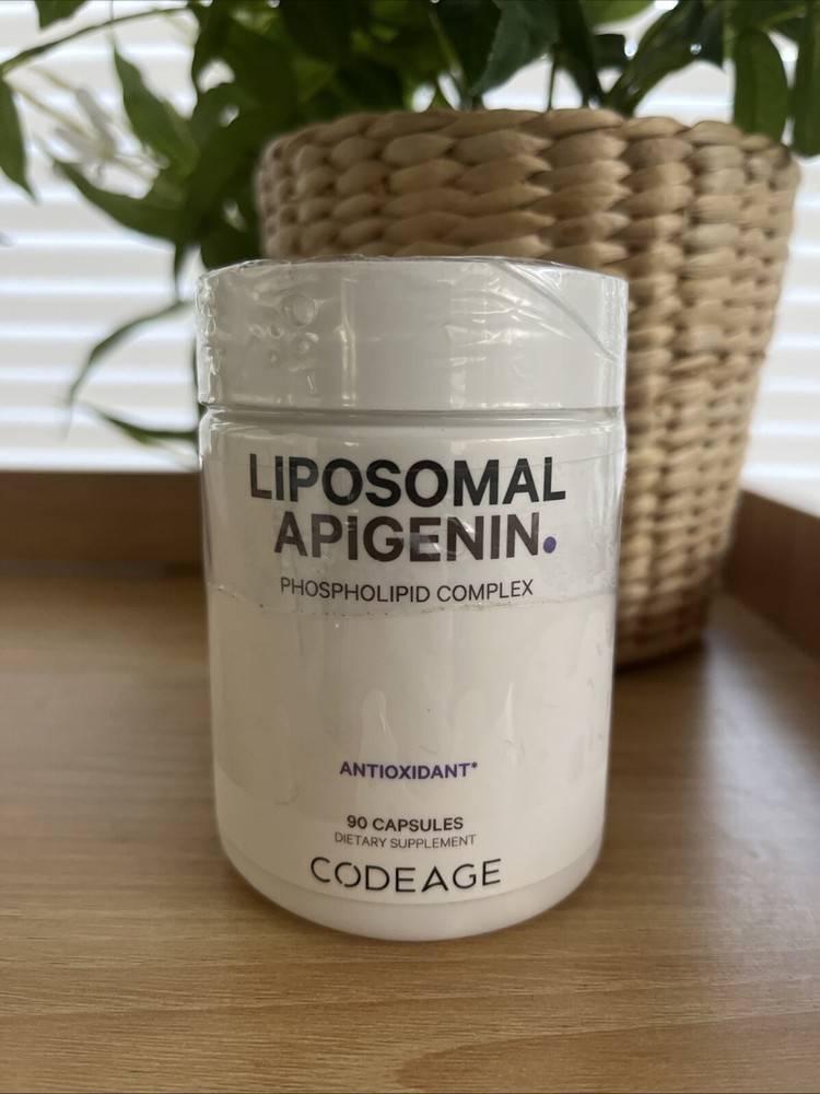 Liposomal Apigenin, Phospholipid Complex, 50 mg , 90 Capsules - Exp 4/27