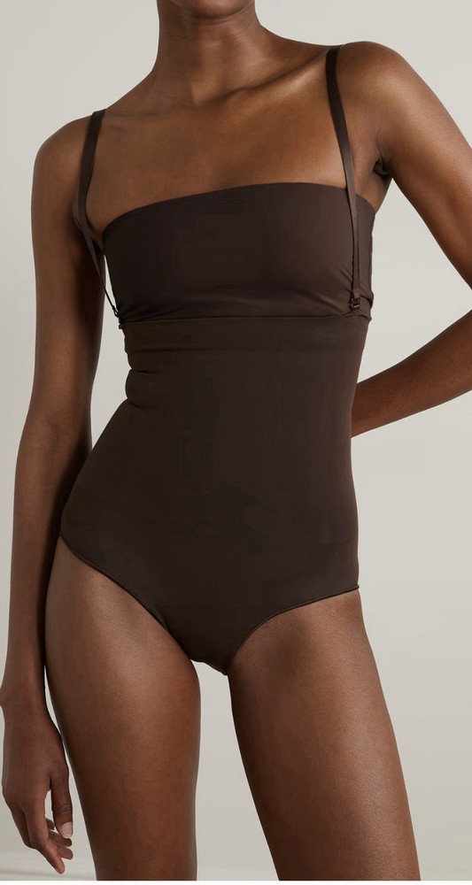 SKIMS Core Control briefs With Adjusting Straps High Waist Cocoa BNWOT