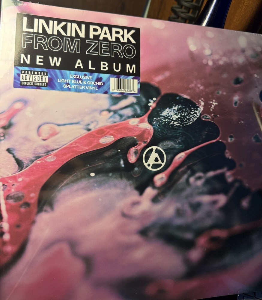 Linkin Park - From Zero Blue & Orchid Splatter Vinyl LP NEW SEALED IN HANDS