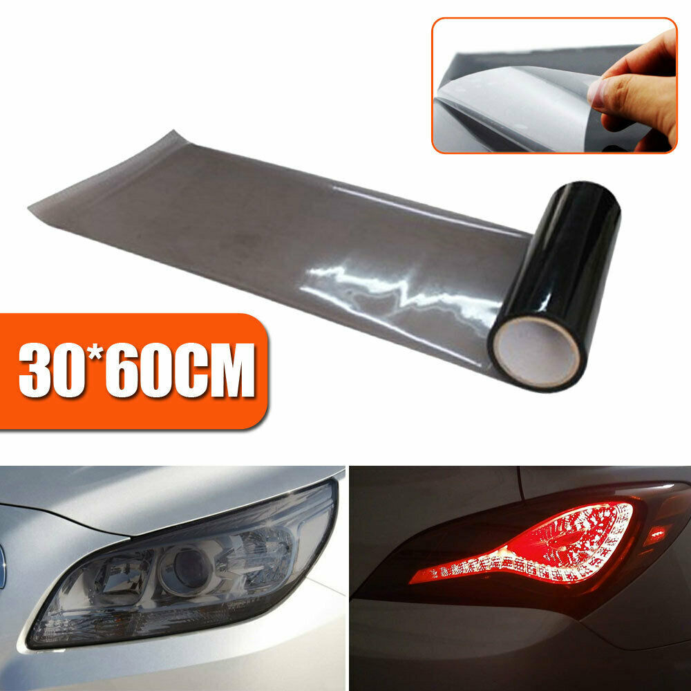 30x60cm Car Smoke Tint Film for Headlights Taillights Decal