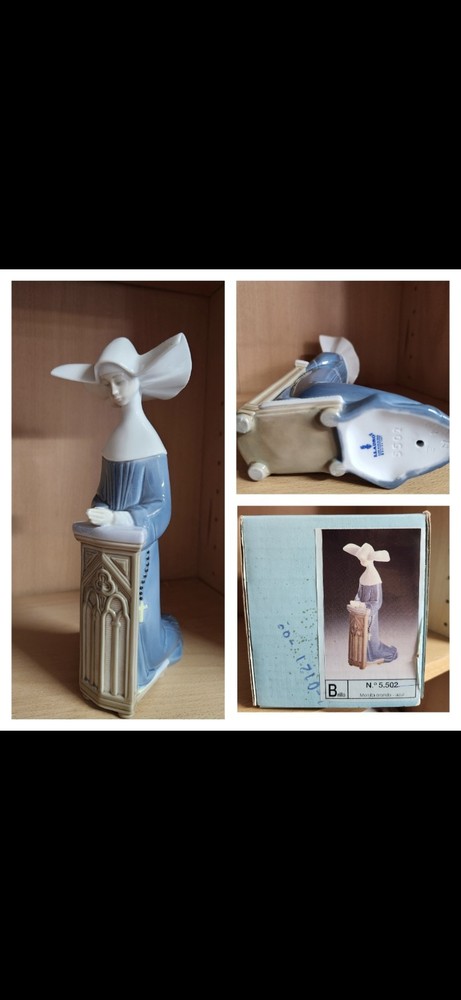 Rare Lladro Meditation figurine #5502 in mint condition