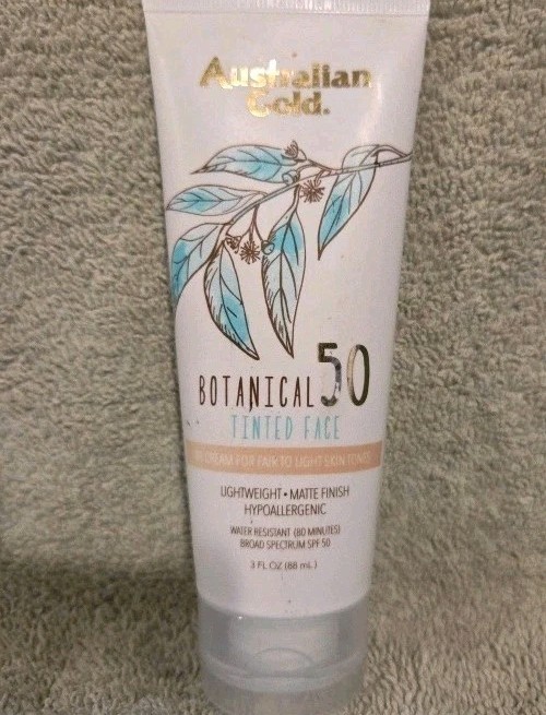 Australian Gold SPF 50 Tinted BB Cream Sunscreen Rich Deep Exp 2022