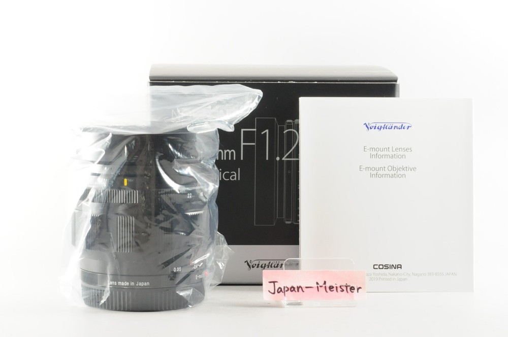 US Stock Voigtlander NOKTON 40mm F/1.2 Aspherical for Sony E mount Lens New