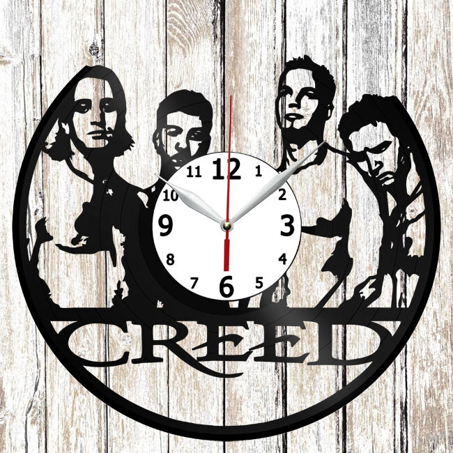Creed Vinyl Record Wall Clock Handmade Decor Original Gift 4351