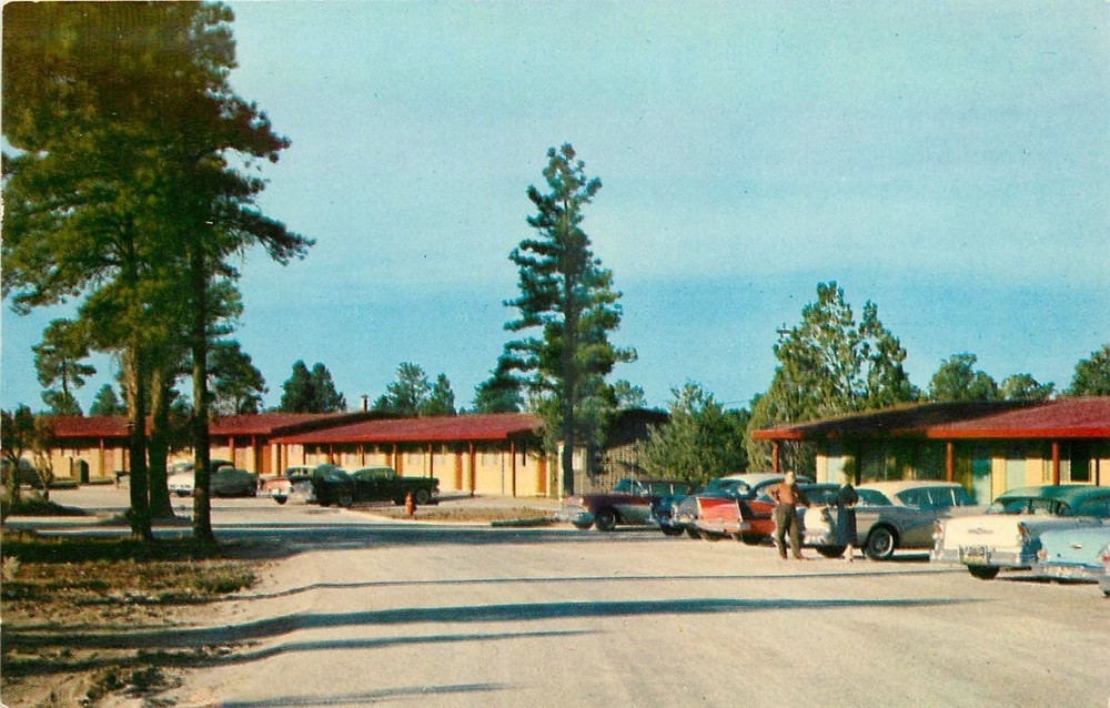 1950s Grand Canyon Arizona Yavapai Lodge occupation Harvey Postcard 25-10376