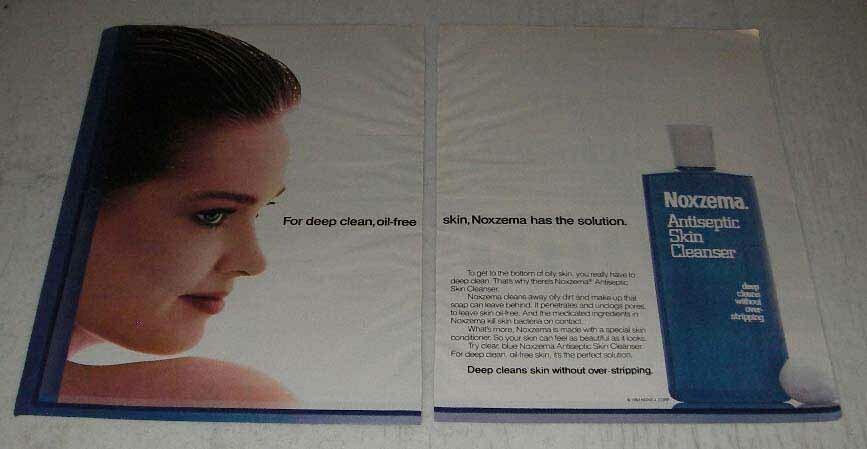 1983 Noxzema Antiseptic Skin Cleanser Vintage Advertisement