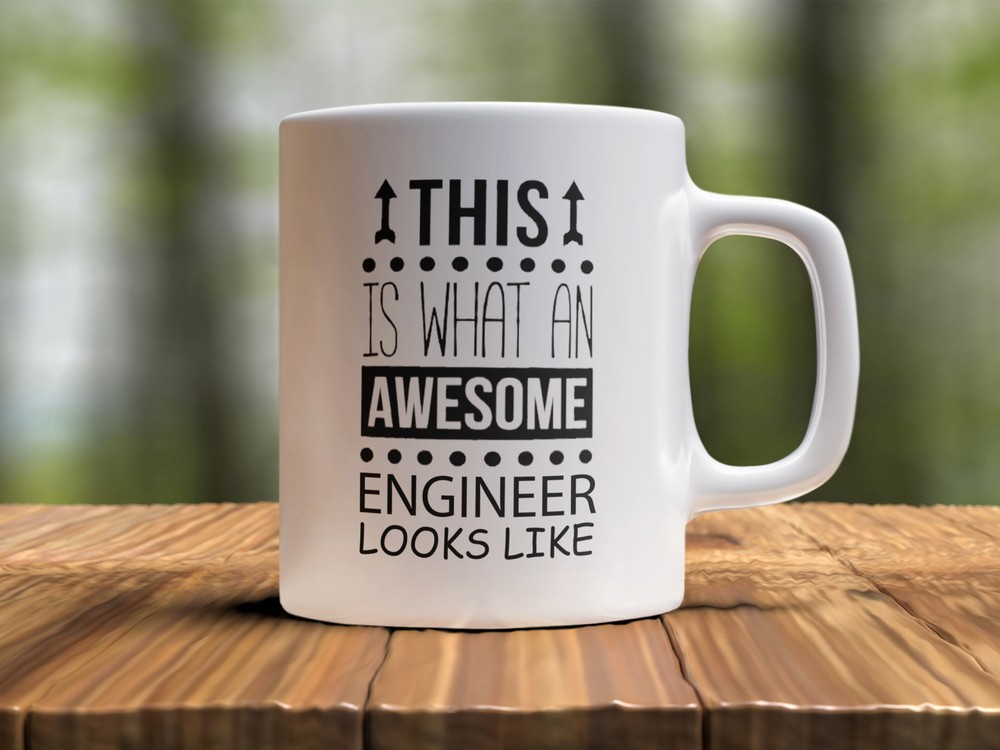 Funny Engineer Graduation Coffee Mug - This Is What Awesome Looks Like