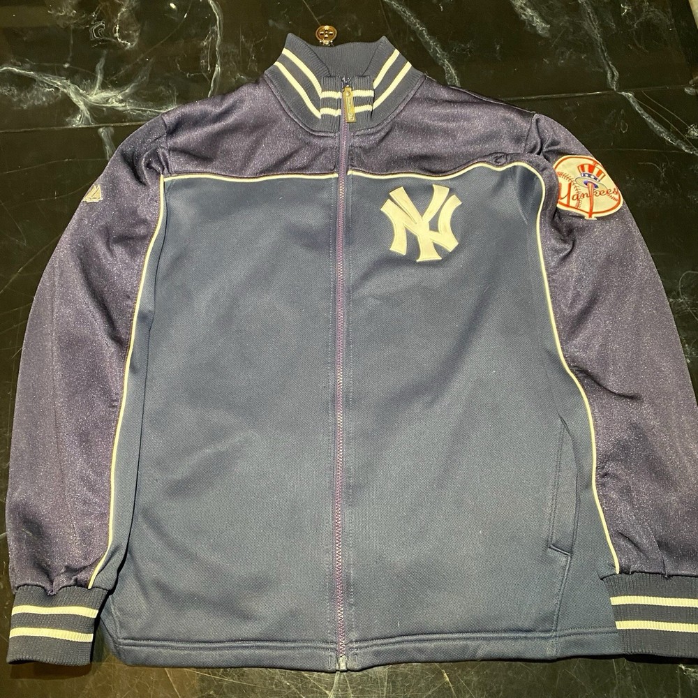 Vintage New York Yankees Authentic Magestic brand track jacket. Size L
