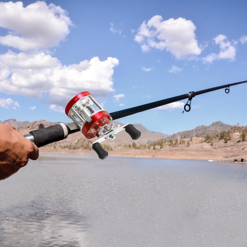Round Baitcasting Reel Baitcasting Fishing Reel Conventional Reel for Catfish