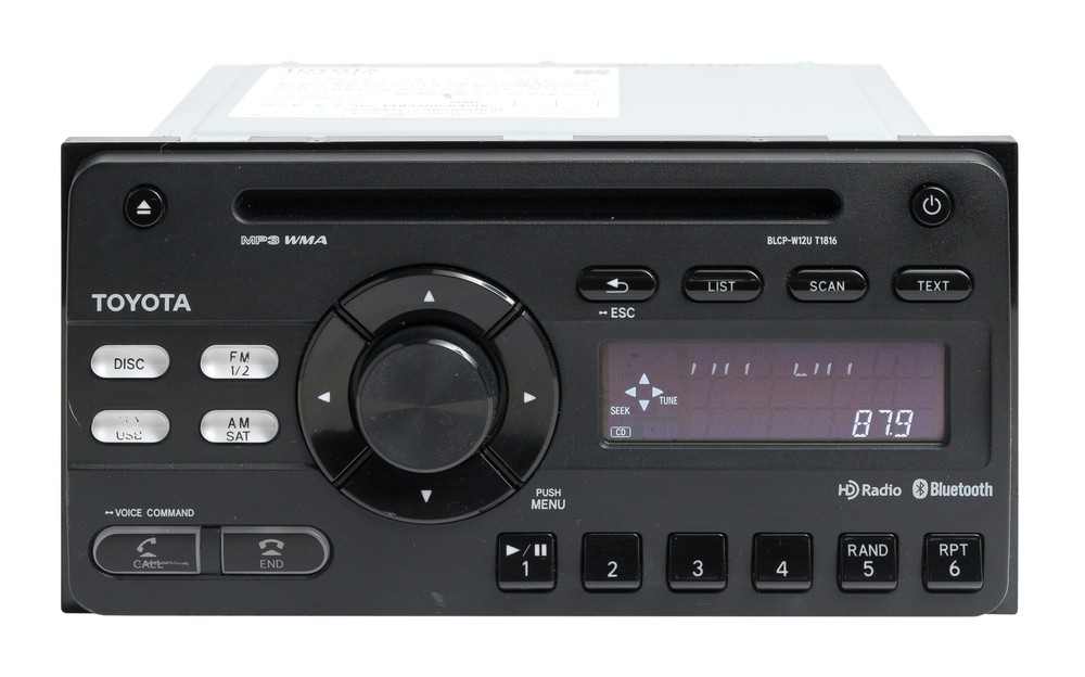 2011-14 Toyota Yaris AM FM Receiver MP3 WMA Bluetooth CD Player PT546-52121