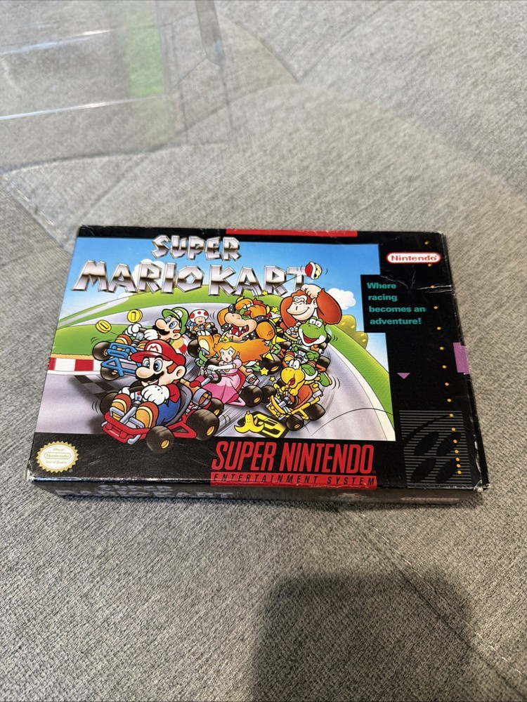 Super Mario Kart (Super Nintendo SNES, 1992) CIB Ships Fast. Enjoy!!