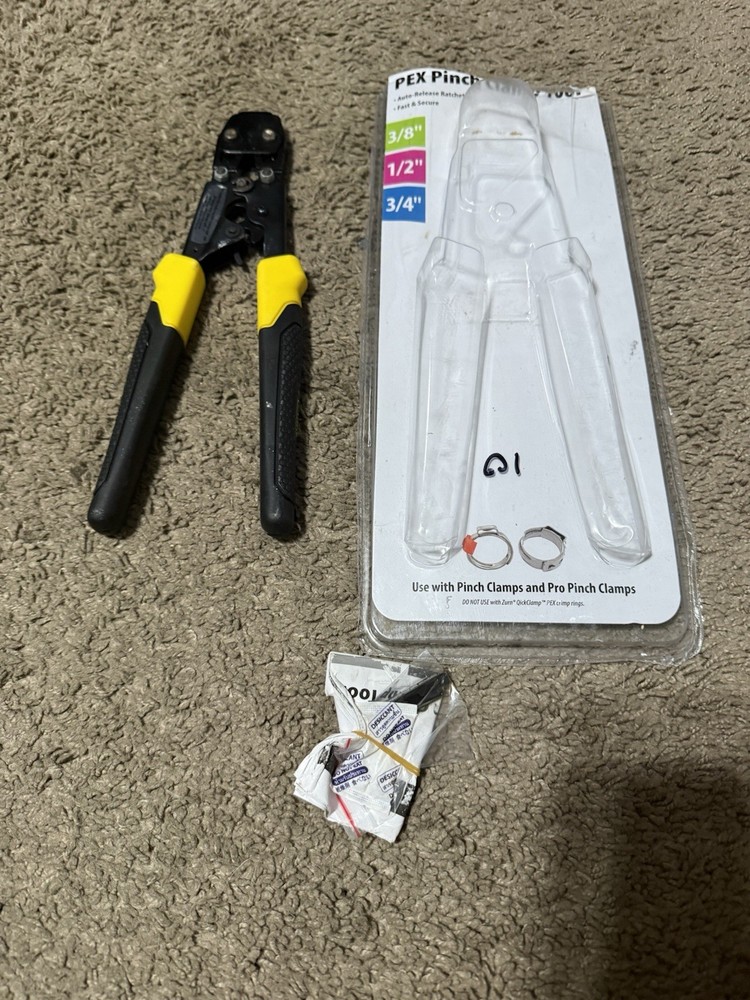 Apollo PEX 69PTKG1096 3/8-inch - 1/2inch Stainless Steel Pinch Clamp Tool