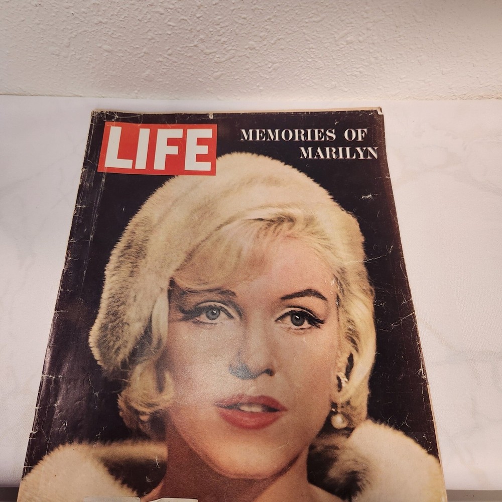 Vintage LIFE Magazine August 17 1962 - Memories of Marilyn Monroe
