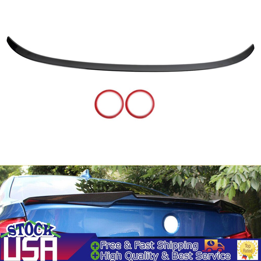 M3 Style Rear Trunk Spoiler Wing Fit BMW 3 Series F30 F35 2012-2019 Gloss Black