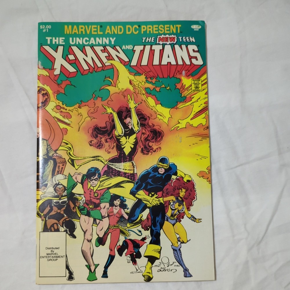 Marvel and DC Present The Uncanny X-Men and The New Teen Titans #1 1982 NM +++