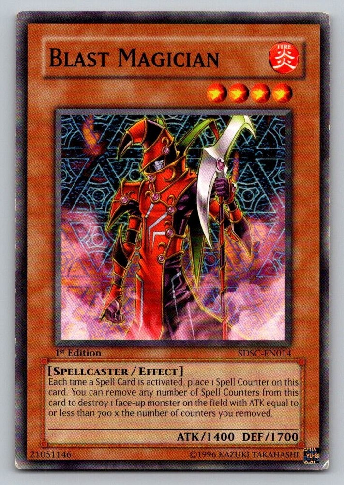 Blast Magician SD6-EN014 Structure Deck: Spellcaster's Judgment 1st Edition