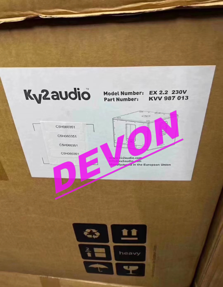 KV2audio Subwoofer EX2.2 230V