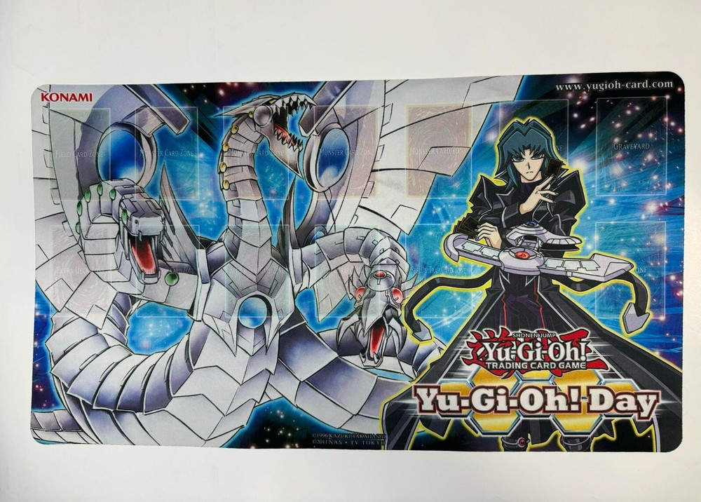 Zane Truesdale Cyber End Dragon Day Prize   Yugioh Playmat Official Konami-image