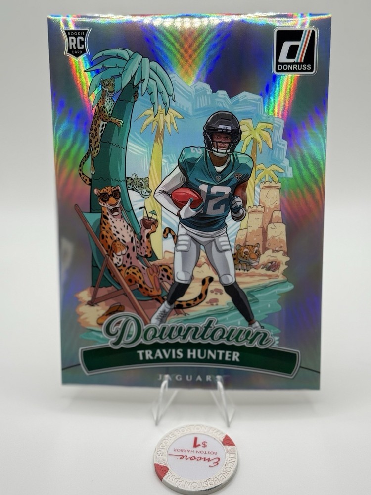 Travis Hunter  RC  DOWNTOWN  2025 Panini Donruss  #13  SSP  Jumbo  Oversized