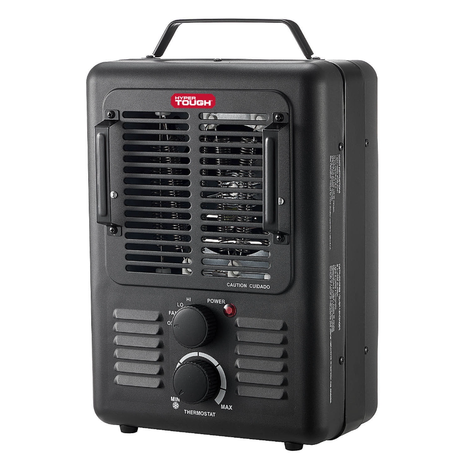 Extra Durable New 1500W Milkhouse Indoor Utility Heater Adjustable Thermostat