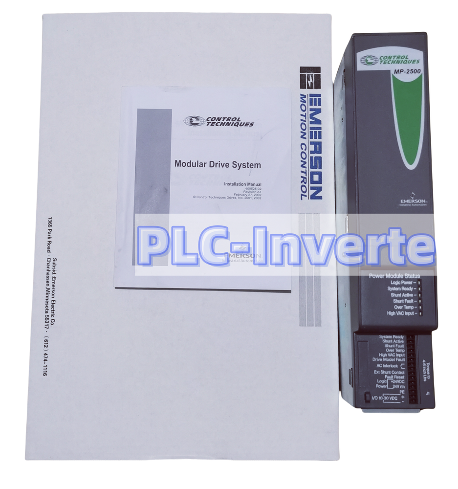 Control Techniques MP-2500-00-000 Drive System 3P 480VAC Quality assurance