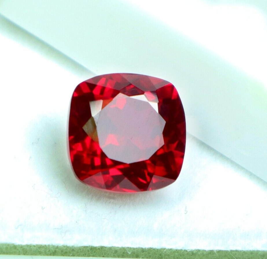 Certified 19.40 CT Burma Pigeon Blood Red Ruby Unheated Natural Loose Gemstone