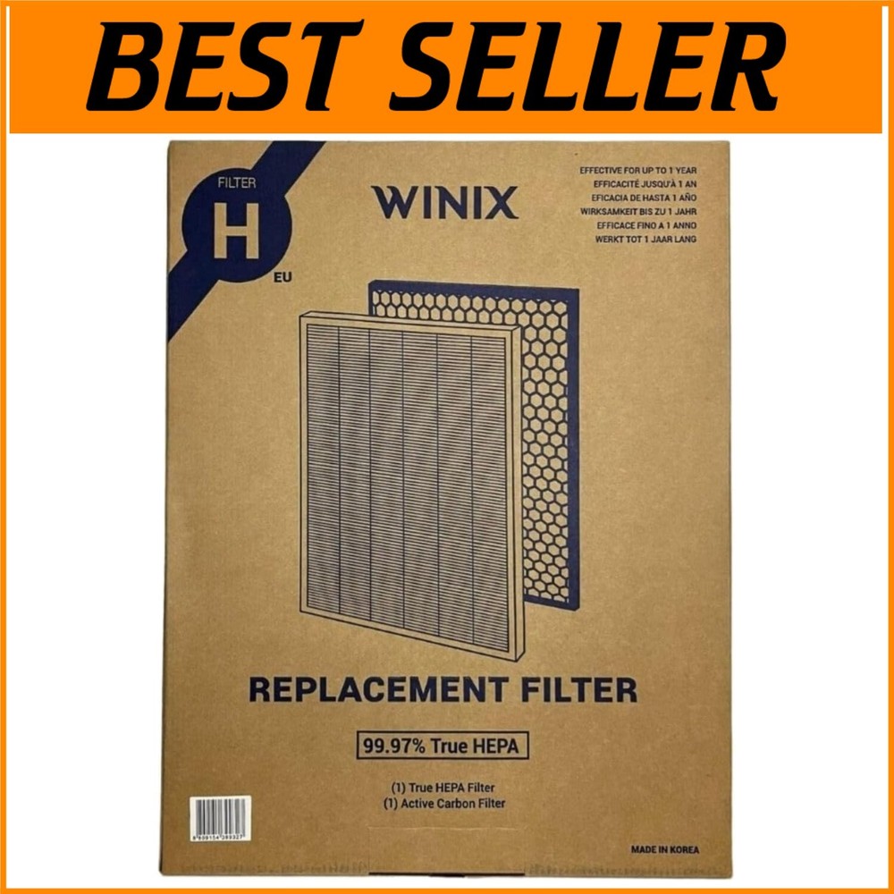Advanced 0.3 Micron Odor Control Replacement Filter H for Air Purifiers