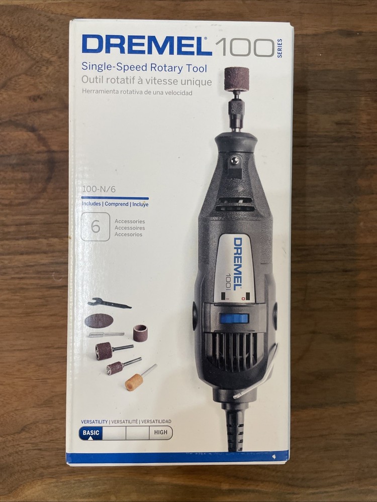 Dremel 100 Series 100-N/6 120 Volt Single Speed Rotary Tool Kit NEW SEALED
