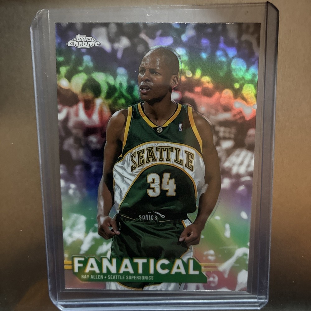2025-26 Topps Chrome - Fanatical Ray Allen #FAN-18 Refractor Case Hit SSP