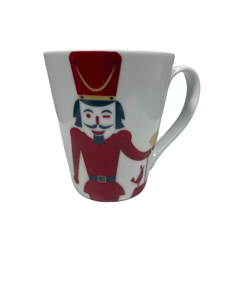 Starbucks Coffee Holiday Christmas Tall Mug 2012 Toy Soldier Nutcracker 16 Oz