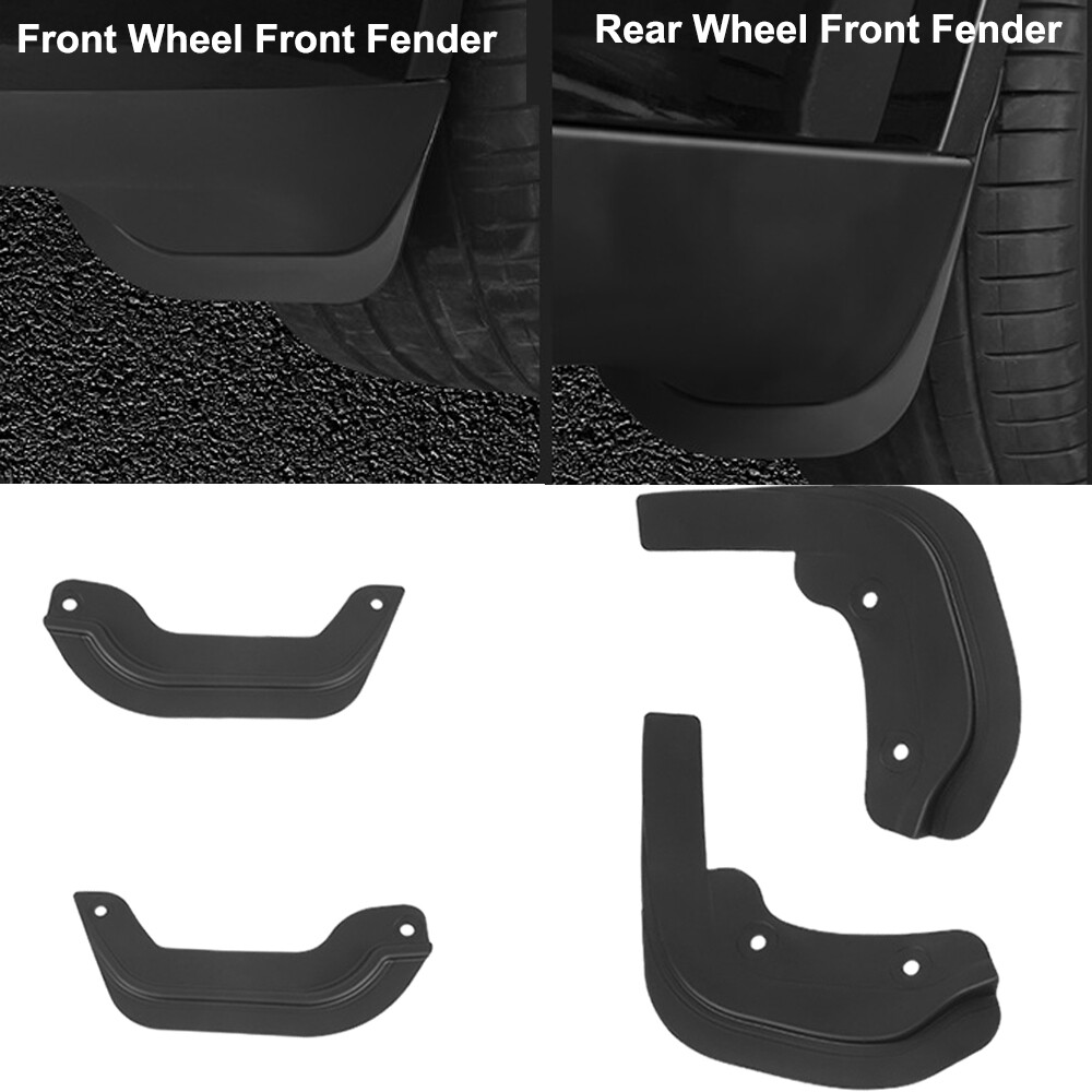 Front/Rear Mud Flaps Splash Guard Fender Mudguard For Tesla Model 3 Model Y 2023