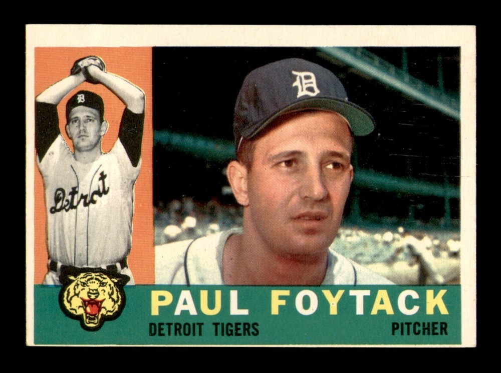 1960 Topps Set Break #364 Paul Foylack NM *OBGcards*