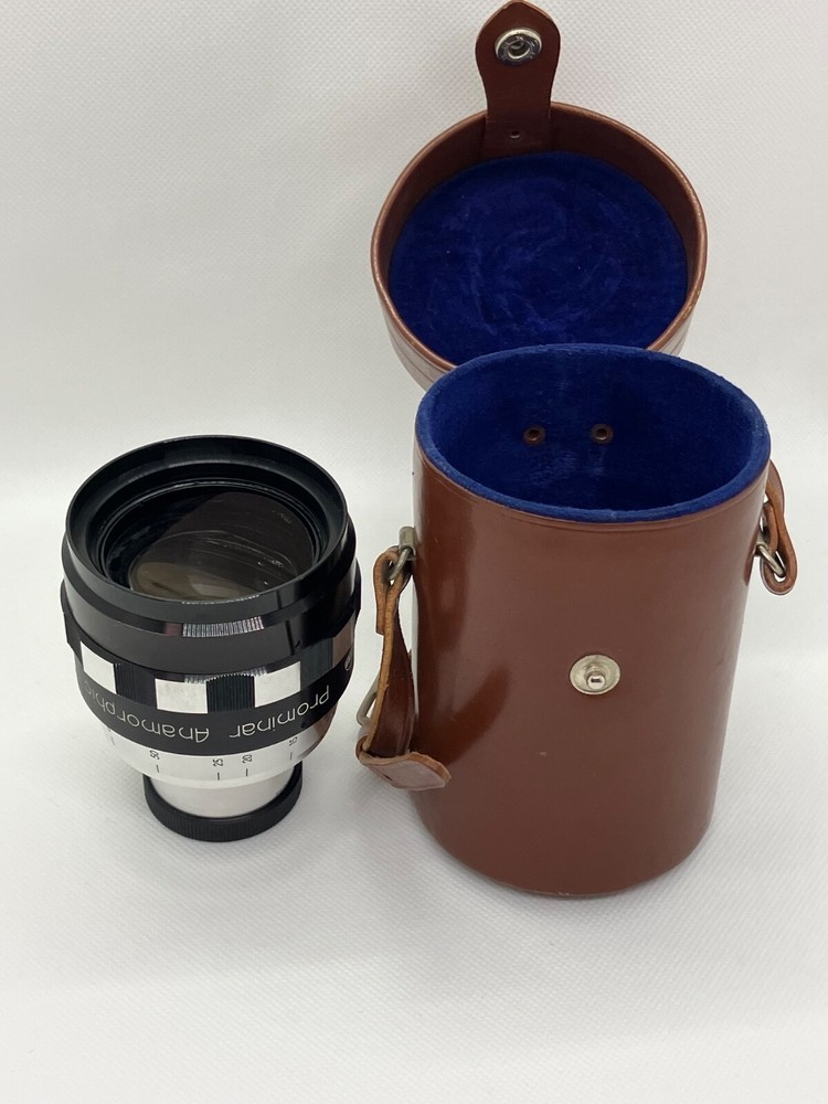Kowa Prominar 16-A Anamorphic, Scope Manual Focus Lens and Leather Case, Japan