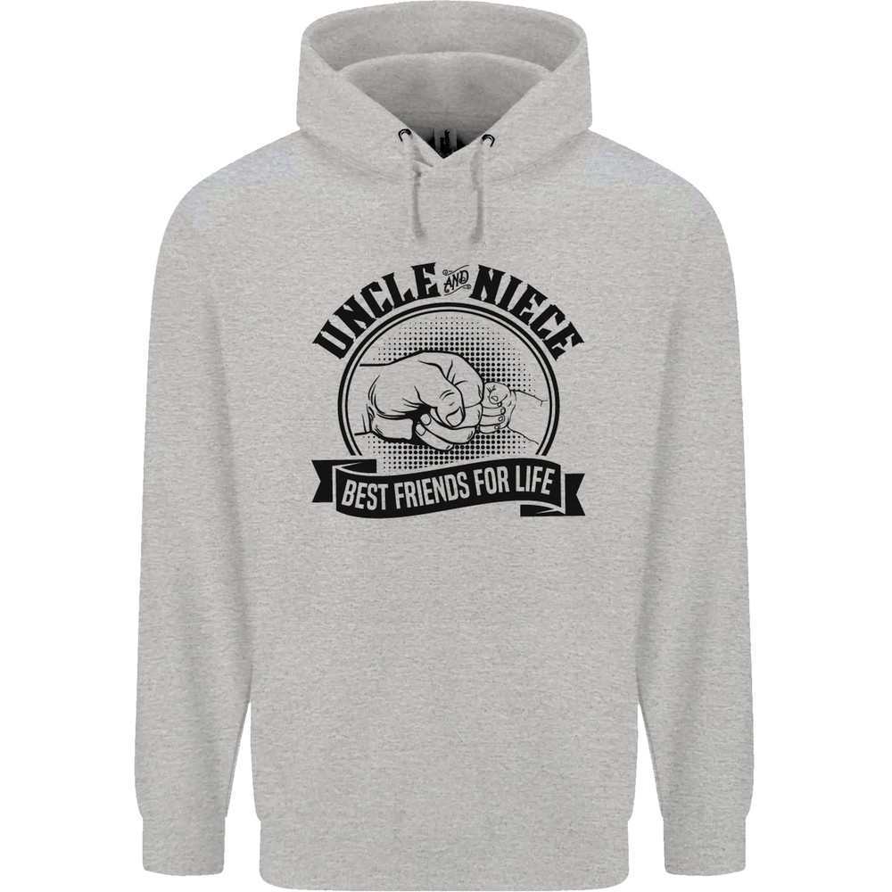 Uncle & Niece Best Friends Uncles Day Mens 80% Cotton Hoodie