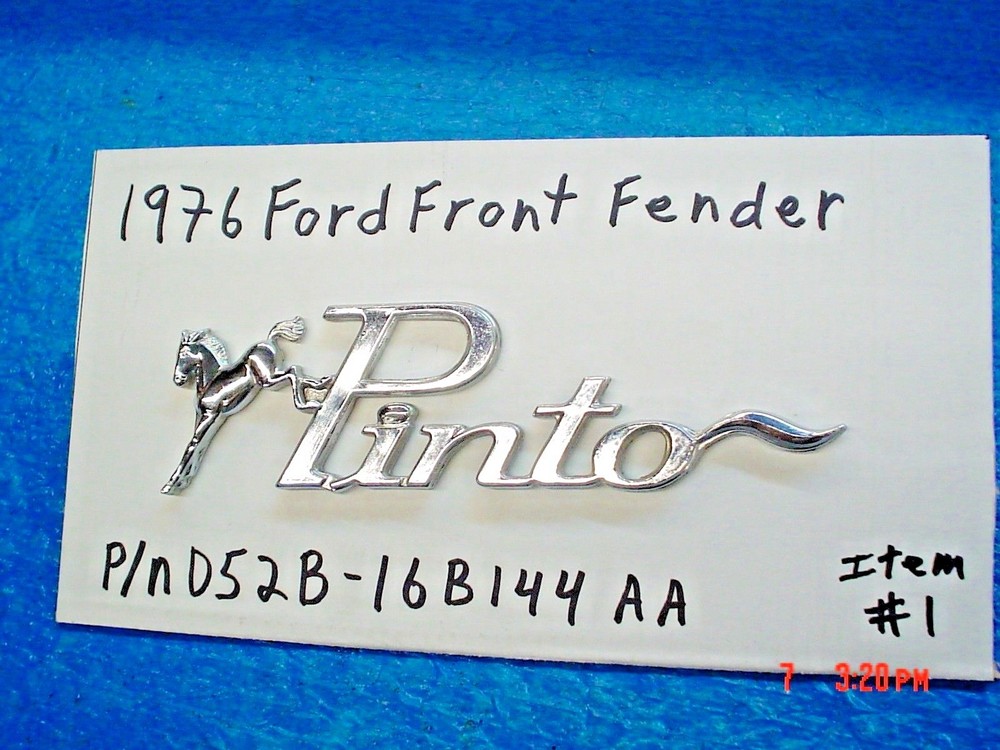 1976 Ford Pinto Emblem
