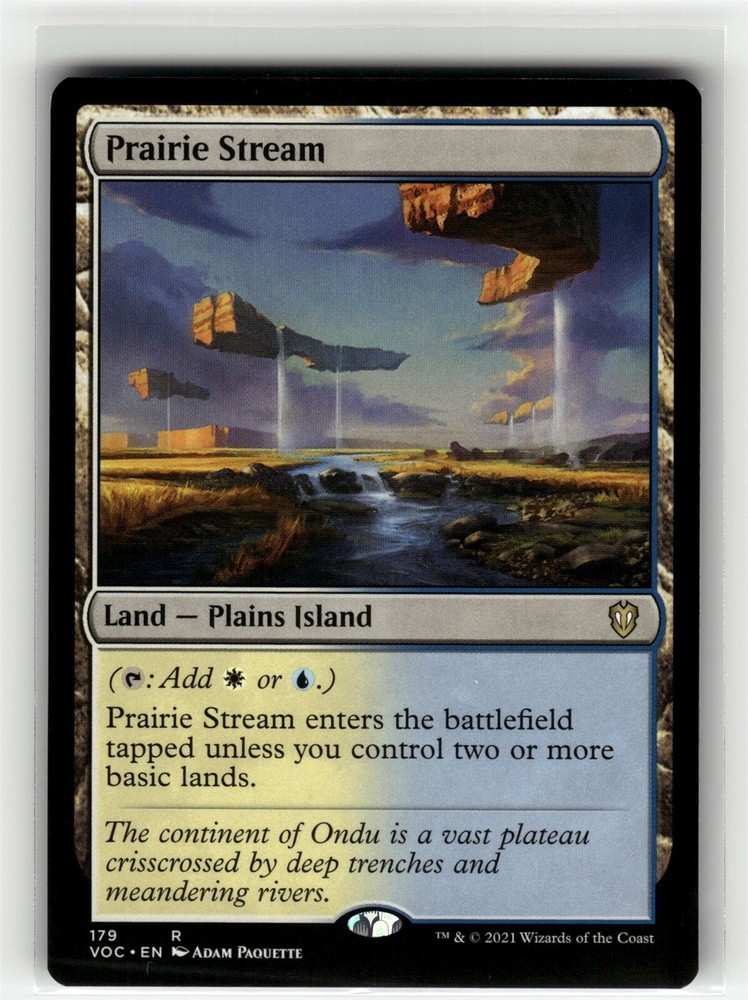 PRAIRIE STREAM Crimson Vow Commander #179 VOC(NM+)(MTG)