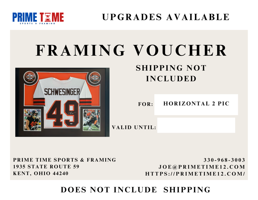 HORIZONTAL 2 PICTURE FRAMING SERVICE VOUCHER