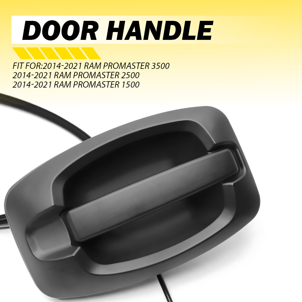 NEW Side Door Sliding Handle & Cable Assy LH=RH / For 2014-21 Ram ProMaster Van