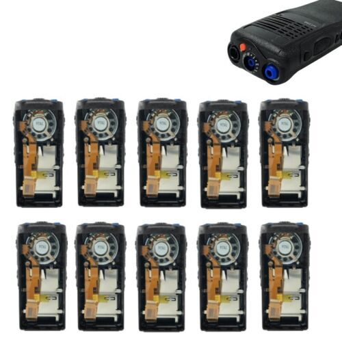 10Pack Black Front Outer Housing Case Cover With Speaker for HT750 Two Way radio